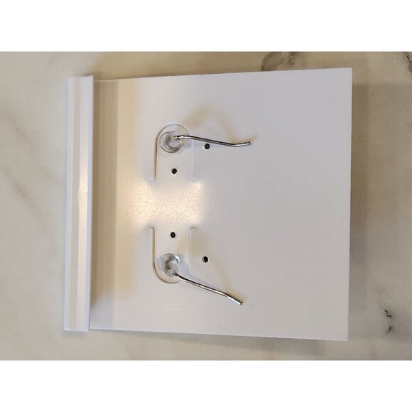 Sterling Silver Earrings With Crystalized Swarovski Elements & Purple Beads - Picture 3 of 5